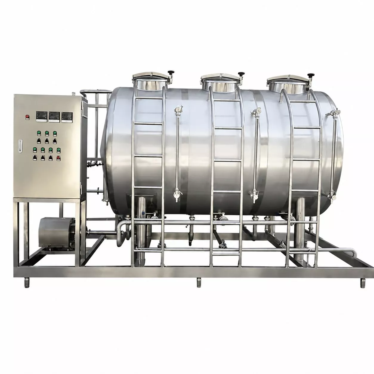 Полуавтоматическая CIP мойка 3*500 л